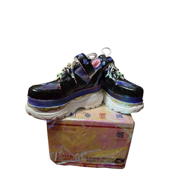 Dolls Kill Custom Handpainted Fairywalker Platform Sneakers - Picture 6 of 12